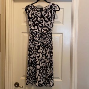 Black and white dress